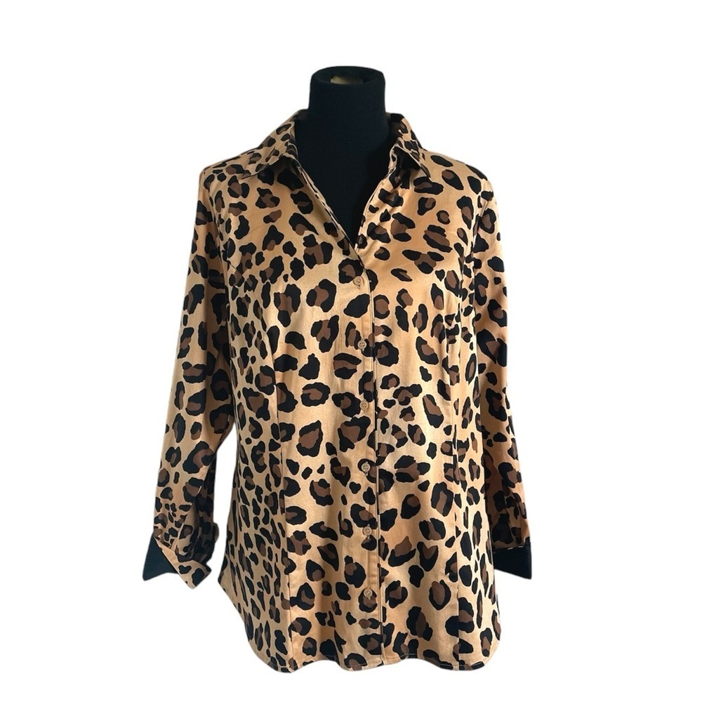 Lane Bryant Animal Print Blouse NWT